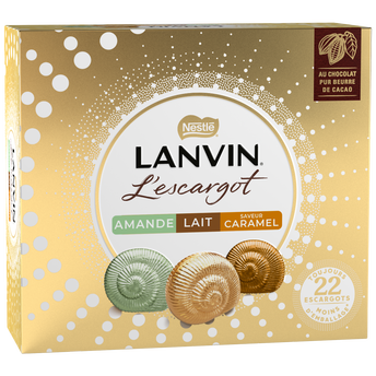 Image de L'escargot trio lait amande caramel LAVIN