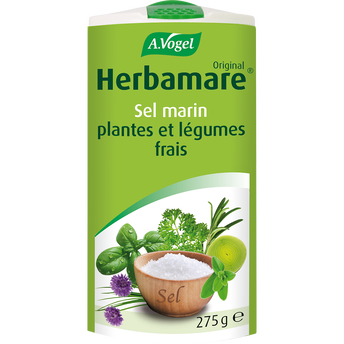 Image de Sel marin aux légumes et herbes fraîche HERBAMARE, boîte de