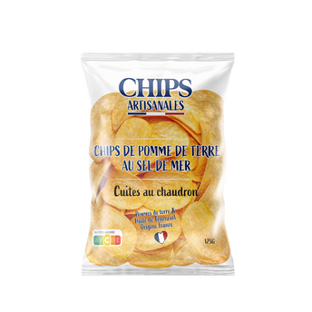 Image de Chips de pomes de terre au sel de mer