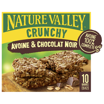 Image de Barres céréales Crunchy avoine & chocolat NATURE VALLEY