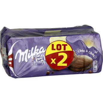 Image de Gâteaux fourrés au chocolat Cake & Choc MILKA - 2 boîtes de