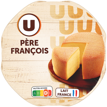 Image de U
Fromage lait pasteurisé Père François 26%mg U