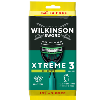 Image de Wilkinson Xtreme 3 Pure Sensitive Rasoirs jetables Homme