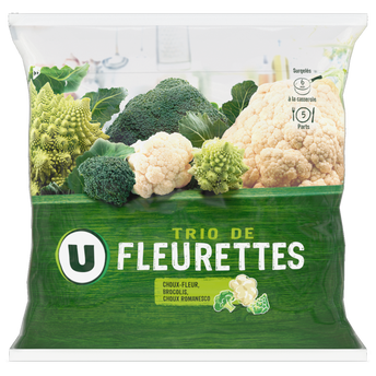 Image de U
Trio de choux en fleurettes