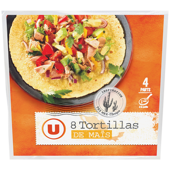 Image de U
Tortillas souples de maïs 8 paquets