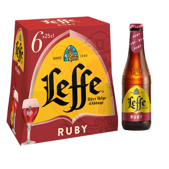 Image de Bière ruby LEFFE, 5° - bouteille
