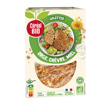 Céréal Bio Galettes D'orge De Chèvre Et Miel Bio Frais Cereal, 200g