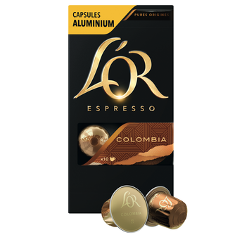 Image de Café capsules L'OR ESPRESSO Colombie N°8 - Compatible NESPRESSO