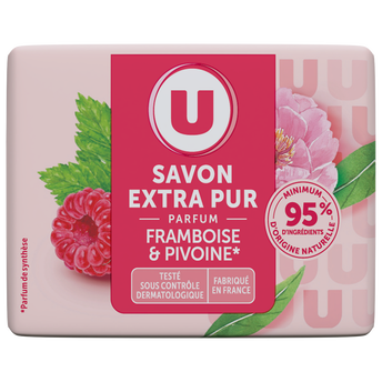 Image de U
Savon extra doux framboise pivoine