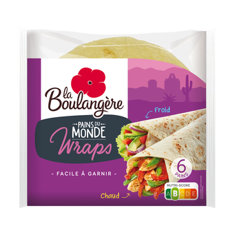 Image de Pains wraps  LA BOULANGERE - x6