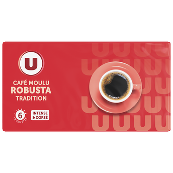 Image de U
Café moulu TRADITION N°6