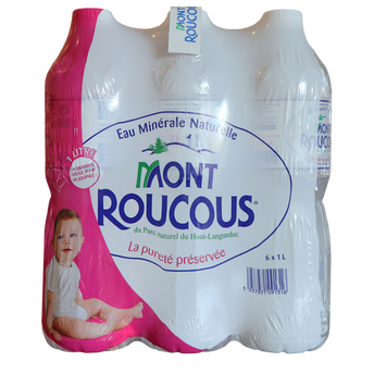Image de Eau minérale naturelle MONT ROUCOUS, 6 bouteilles de