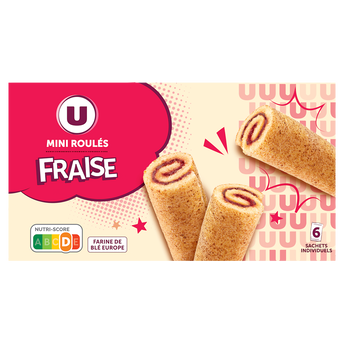 Image de U
Gâteau Mini roulé fraise