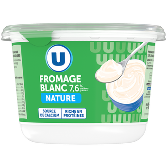 Image de U
Fromage blanc nature 7,6%MG