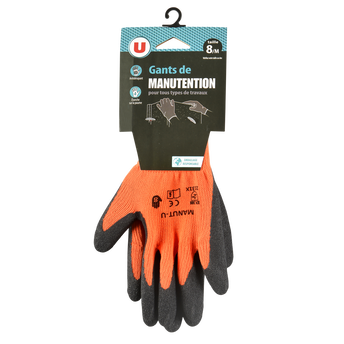 Image de U
Gants manutention/mécanicien tricoté polyester taille