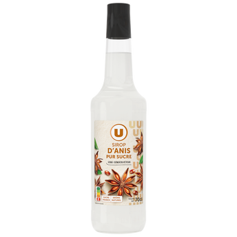 Image de U
Sirop à l'anis bouteille en verre de