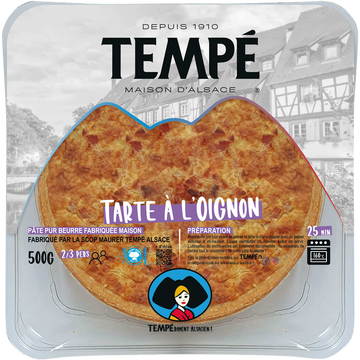 Tempé Tarte À L'oignon Tradition, Maurer Tempe, 500g