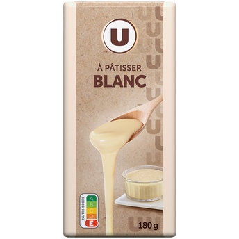Image de U
Chocolat blanc à pâtisser  Tablette de