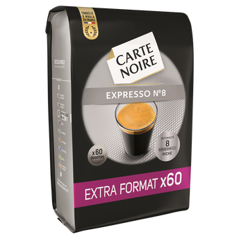 Image de Café dosettes CARTE NOIRE L'EXPRESSO N°8 - compatible SENSEO