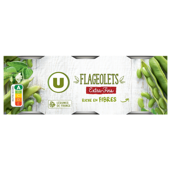Image de U
Flageolets extra-fins - 3 boîtes de