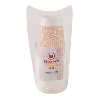 Image de U MAISON
Gobelet carton 34cl