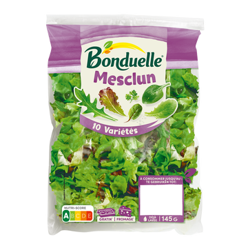 Bonduelle Mesclun, Bonduelle, Sachet 145g