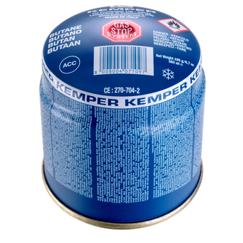 Image de Cartouche de gaz 190g butane avec système de sécurité stop - Norme EN417