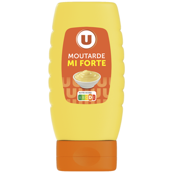 Image de U
Moutarde mi-forte bouteille de