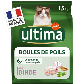Image de Croquettes pour chat contrôle des boules de poils ULTIMA