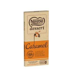 Image de Chocolat lait au caramel NESTLE DESSERT tablette