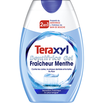 Image de Dentifrice liquide 2 en 1 fraicheur menthe TERAXYL, tube