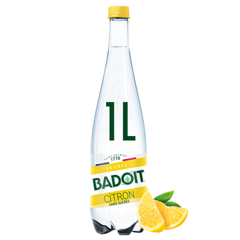 Image de Eau gazeuse minérale aromatisée citron BADOIT ZEST