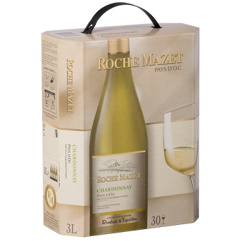 Image de Vin blanc de pays d'Oc Chardonnay ROCHE MAZET, - Fontaine à vin
