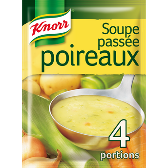 Image de Soupe passée de poireaux et légumes variés KNORR, sachet de