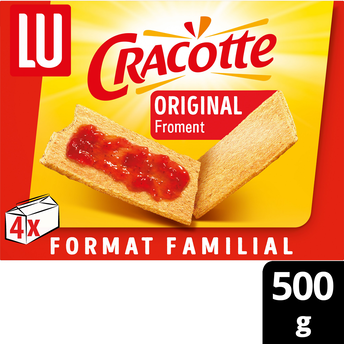 Image de Biscottes au froment CRACOTTE - Paquet de 500g format