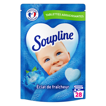Image de Adoucissant Tablette SOUPLINE éclat de fraîcheur - x28