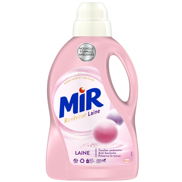 Mir Lessive Liquide Pour Laine Aux Extraits De Bambou Mir, 1,5l, 25 Lavages