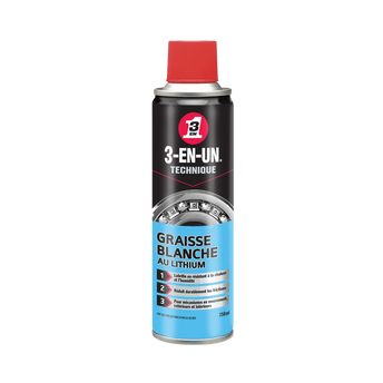 Image de Graisse lithium 3en1, 250ml, blanc