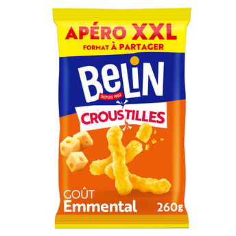 Image de Biscuits apéritifs Croustilles emmental BELIN - Sachet de