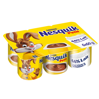 Image de Crème dessert Chocolat NESQUIK PETIT - 6 pots de