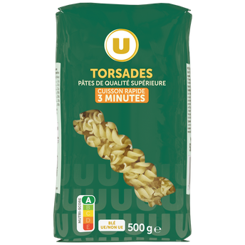 Image de U
Torsade cuisson rapide  sachet de