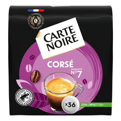 Café dosettes CARTE NOIRE Corsé - Compatible SENSEO - x120 - Super U, Hyper  U, U Express 
