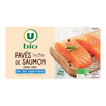 Image de U BIO
Pavé de saumon Norvège  2x100g