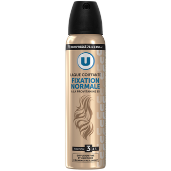 Image de U
Laque coiffante fixation normale compressée