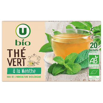 Image de U BIO
Thé vert Bio Menthe U BIO - 20 sachets