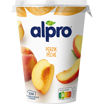 Image de Dessert végétal Soja pêche ALPRO