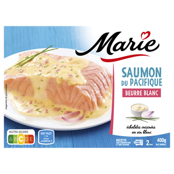 Image de Saumon Atlantique beurre blanc échalotes fondantes MARIE