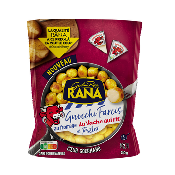 La vache qui rit Gnocchis À Poeler Au Fromage La Vache Qui Rit Avec Pommes De Terre Rana 280g