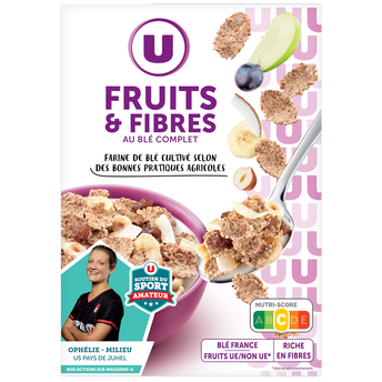 Image de U
Céréales fruits et fibres  boîte de