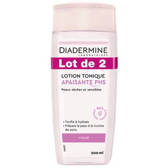 Image de Lotion tonique apaisante DIADERMINE, 2 flacons de